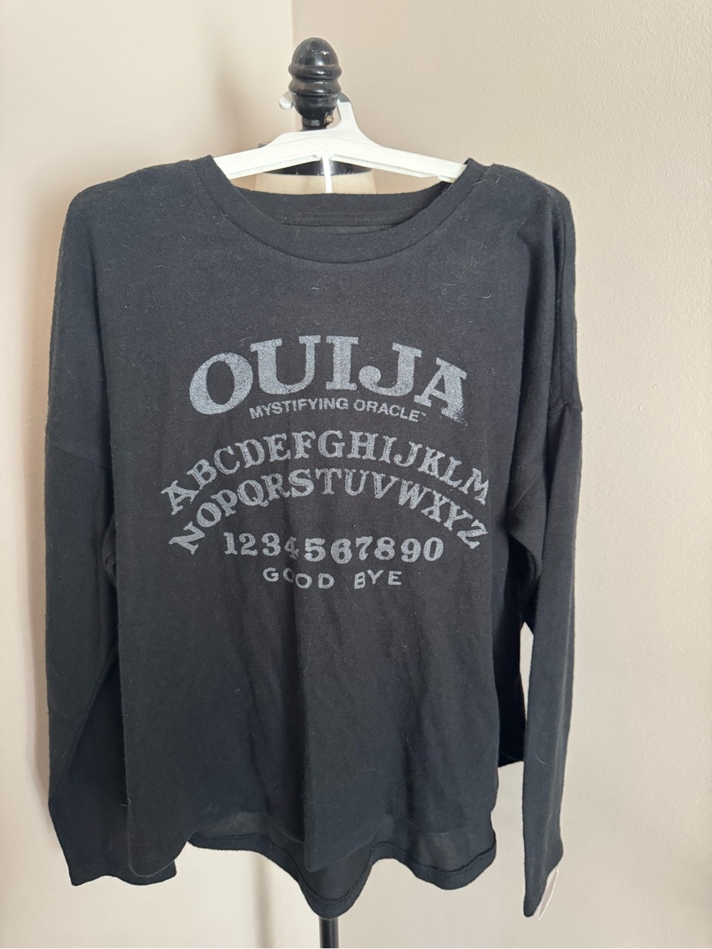 Target Black Ouija Graphic Long Sleeve and Short PJ Set